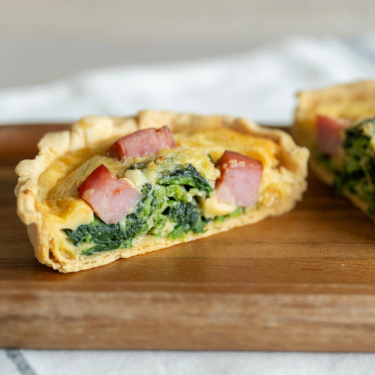 ほうれん草と桜チップスモークベーコン