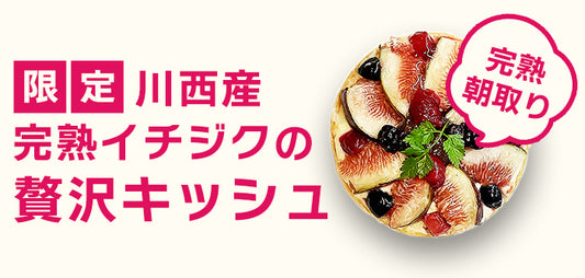 【期間限定】朝採りいちじくのスイーツキッシュ